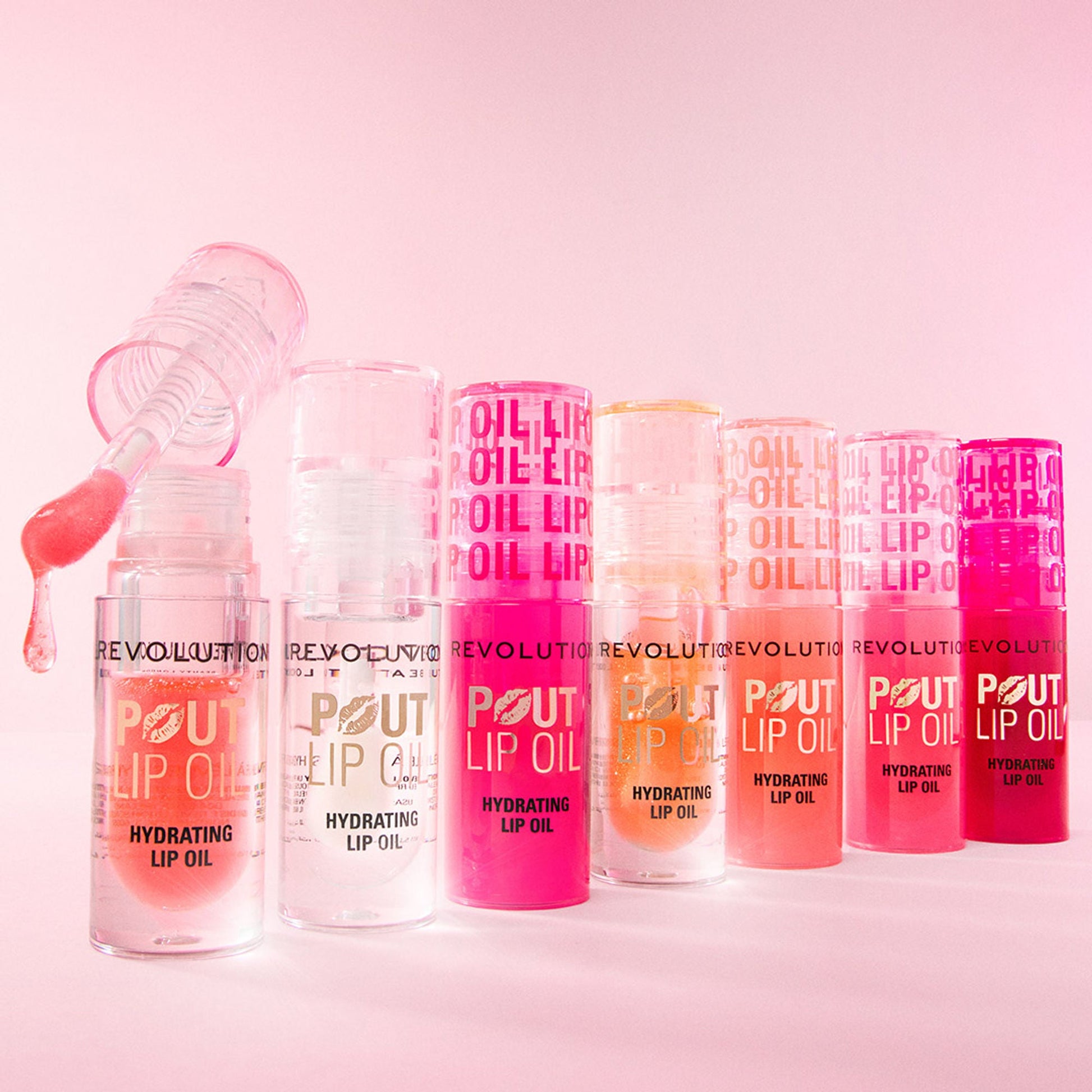 Makeup Revolution Pout Lip Oil - Honey Shimmer