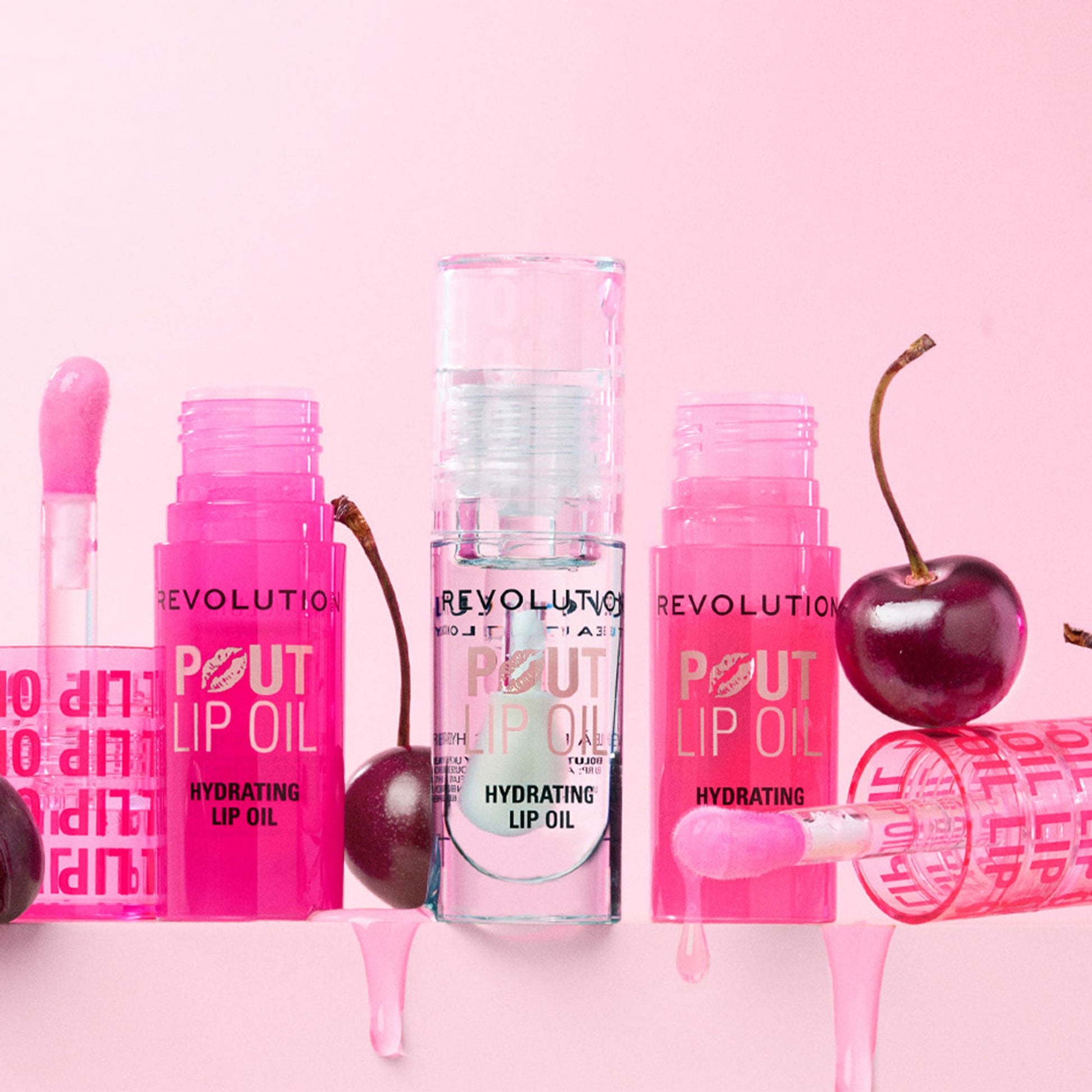 Makeup Revolution Pout Lip Oil - Lychee Clear