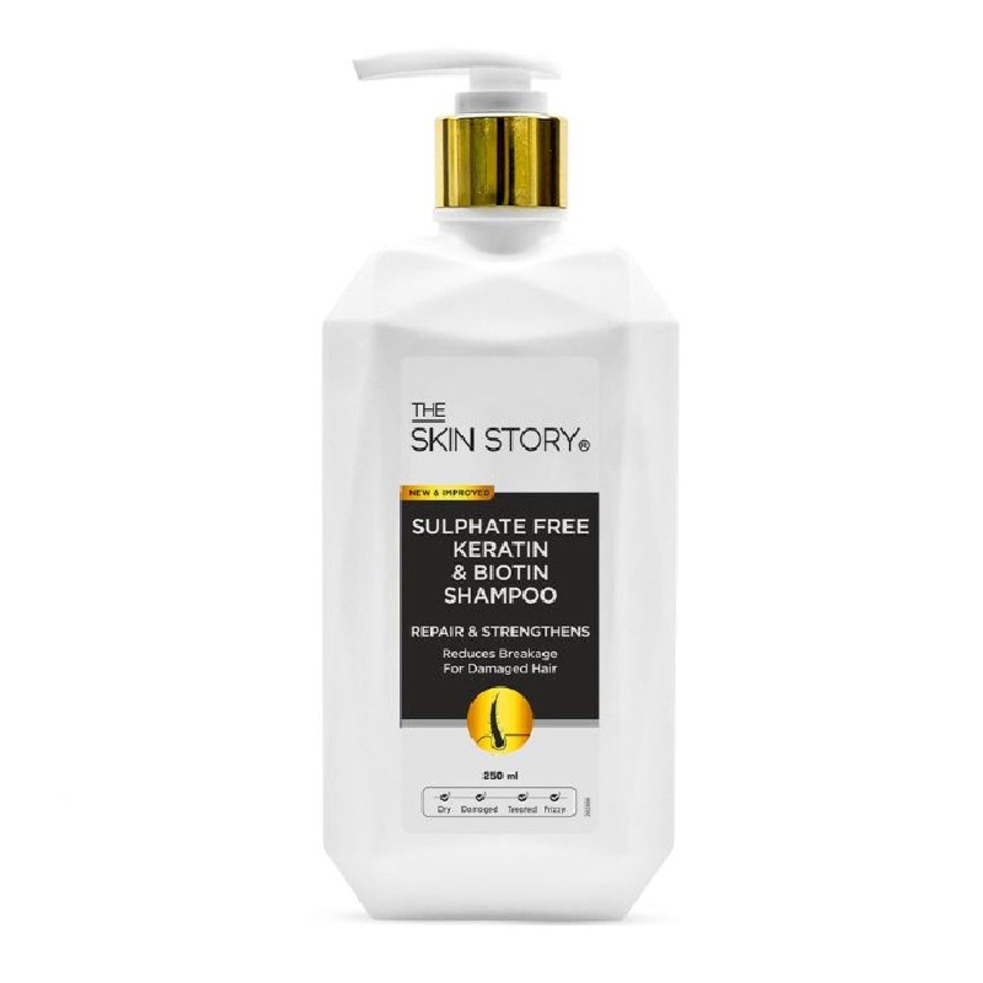 The Skin Story Sulphate Free Keratin Smooth Shampoo For Dry Damaged Hair  Grab2Buy The Skin Story Grab2Buy