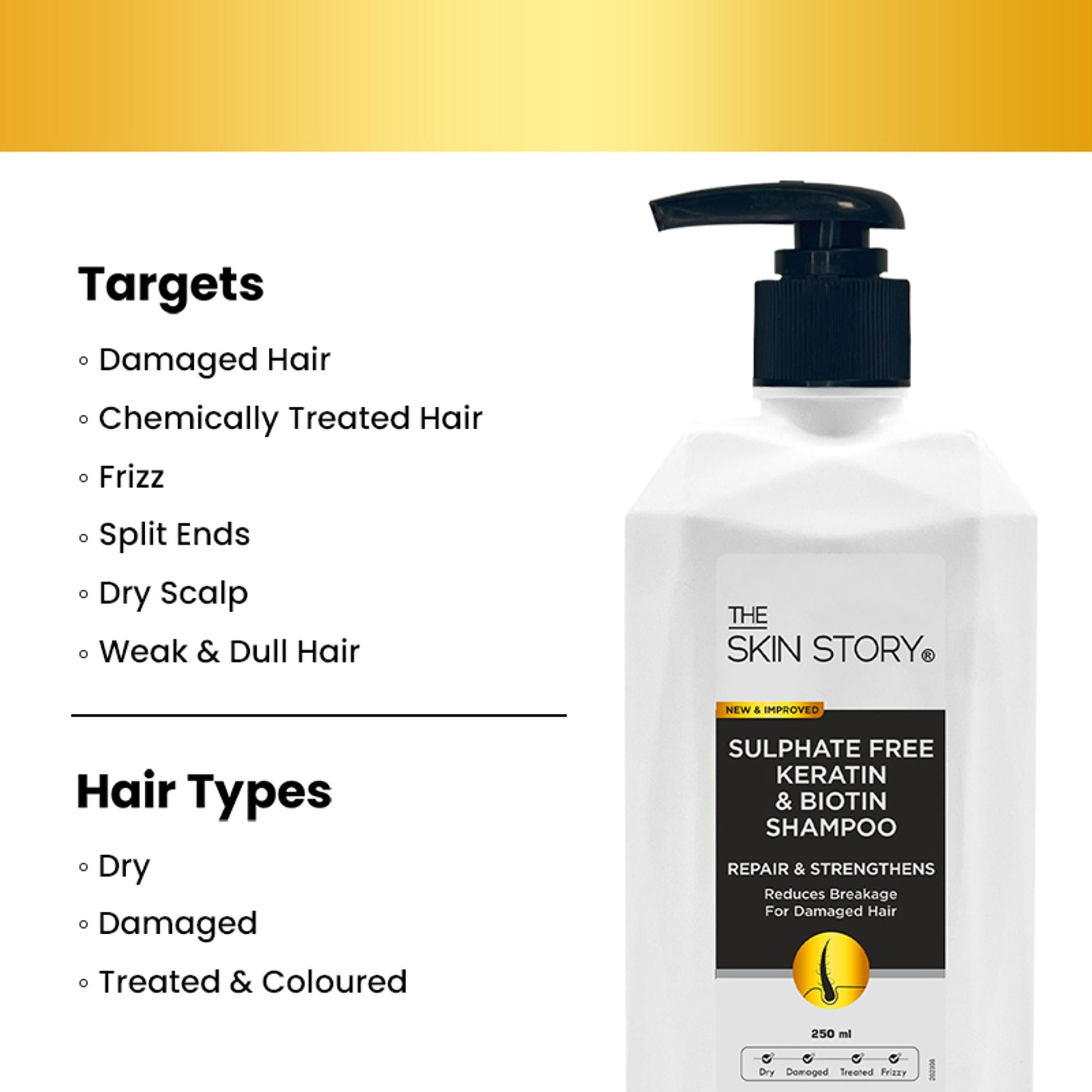 The Skin Story Sulphate Free Keratin Smooth Shampoo For Dry Damaged Hair  Grab2Buy The Skin Story Grab2Buy