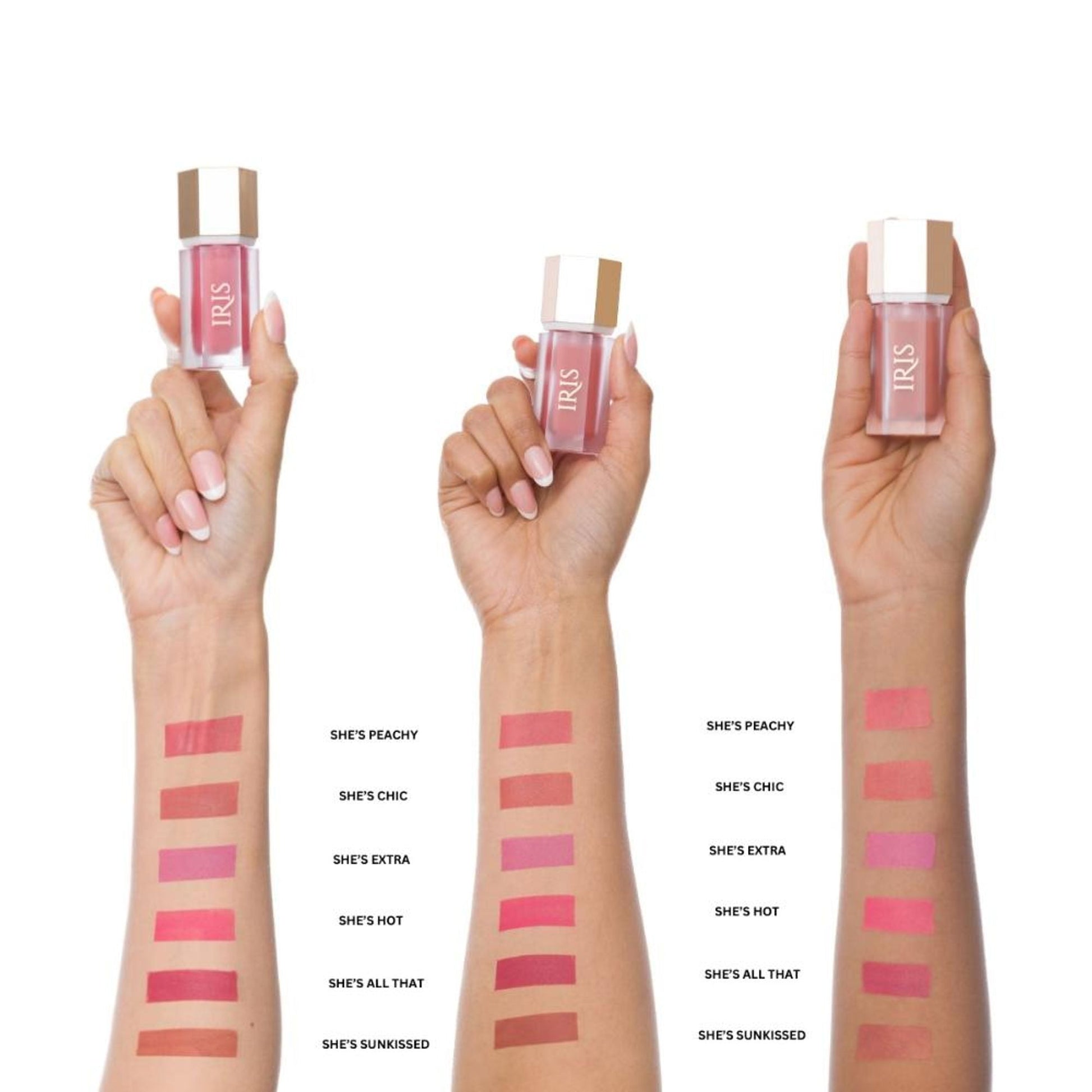 IRIS COSMETICS Oh! She Blushes Liquid Blush - Nude Pink