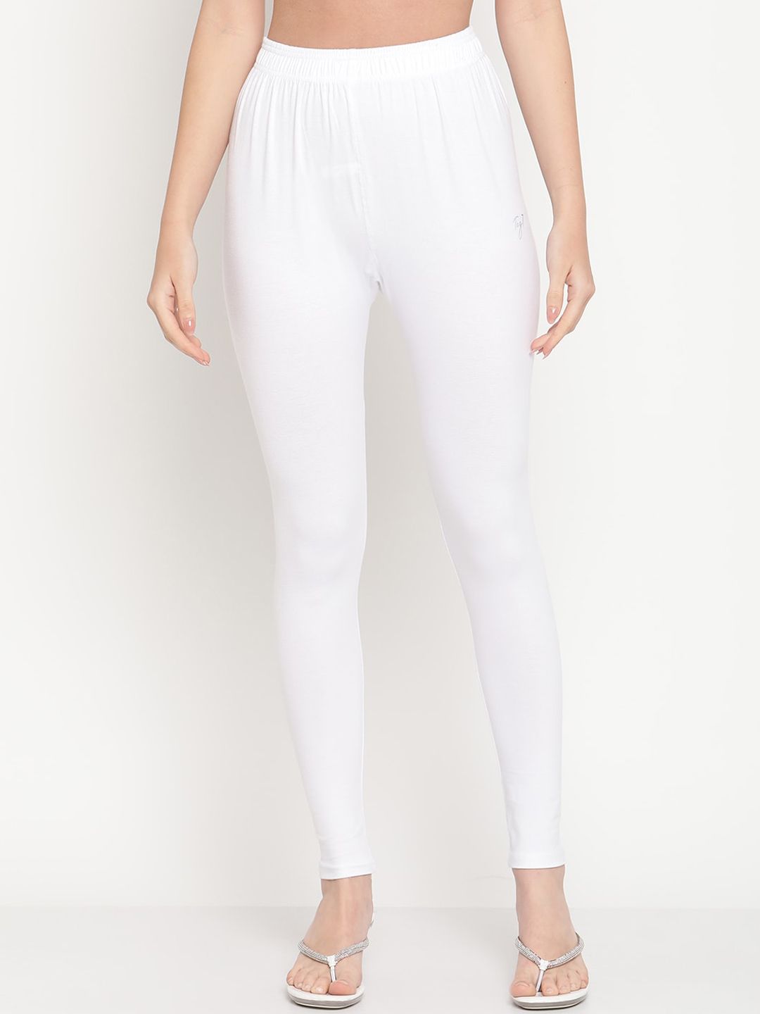 TAG 7 Women Pack Of 2 Solid Ankle-Length Leggings