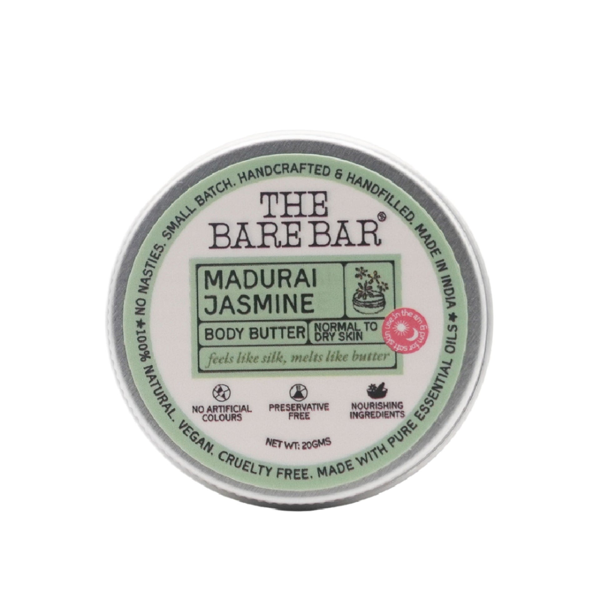 The Bare Bar Madurai Jasmine Body Butter - Floral Moisturizer For Smooth, Radiant Skin  Grab2Buy The Bare Bar Grab2Buy