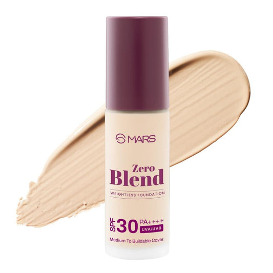MARS Cosmetics SPF30 PA+++ Zero Blend Weightless Foundation - 01 Whipped Cream 