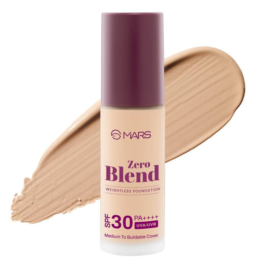 MARS Cosmetics SPF30 PA+++ Zero Blend Weightless Foundation - 07 Caramel Glow 