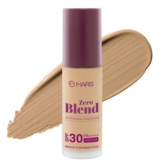 MARS Cosmetics SPF30 PA+++ Zero Blend Weightless Foundation - 10 Chestnut Cocoa