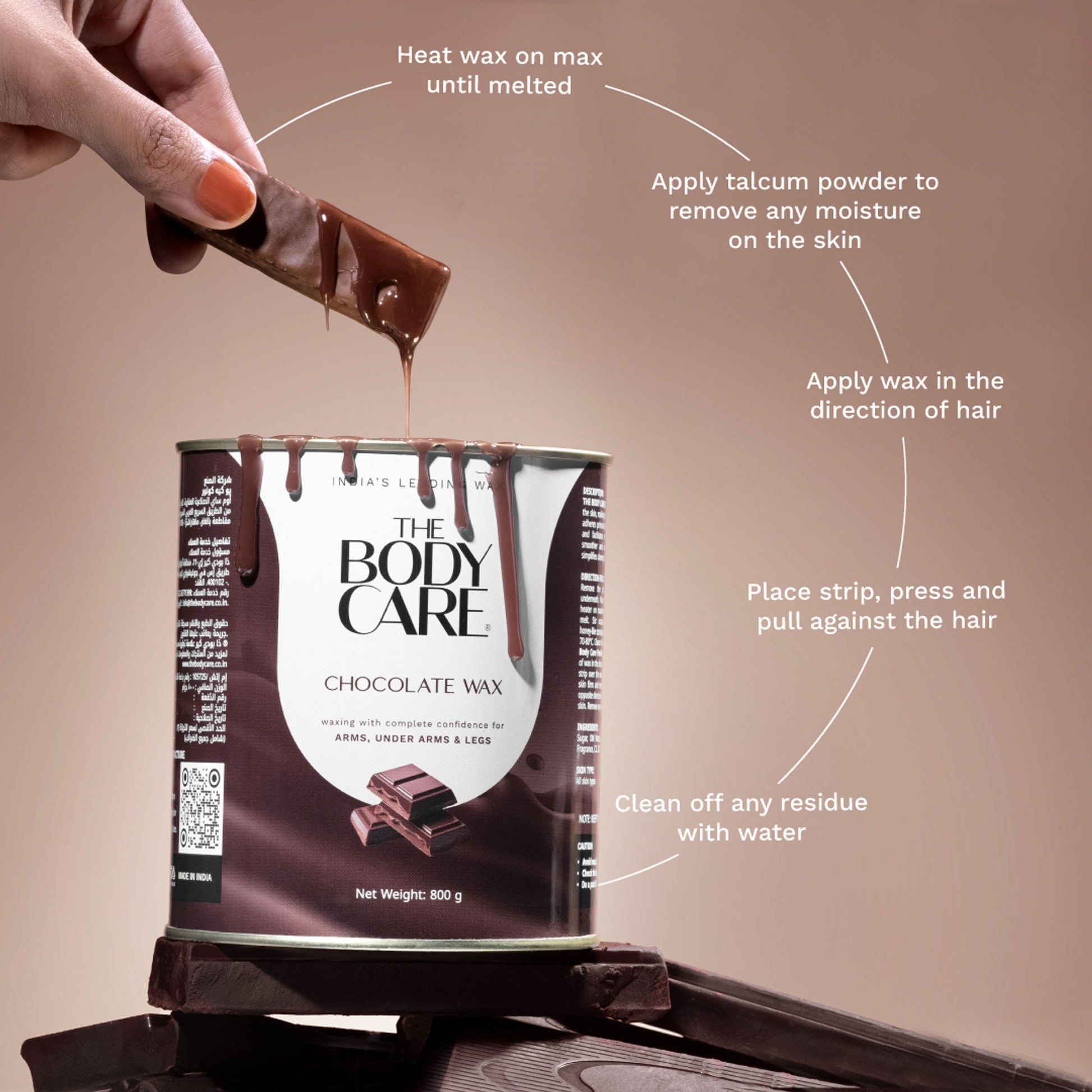 The Body Care Natural Chocolate Wax  Grab2Buy The Body Care Grab2Buy