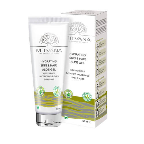 Mitvana Hydrating Skin & Hair Aloe Gel (with Aloe Vera) 