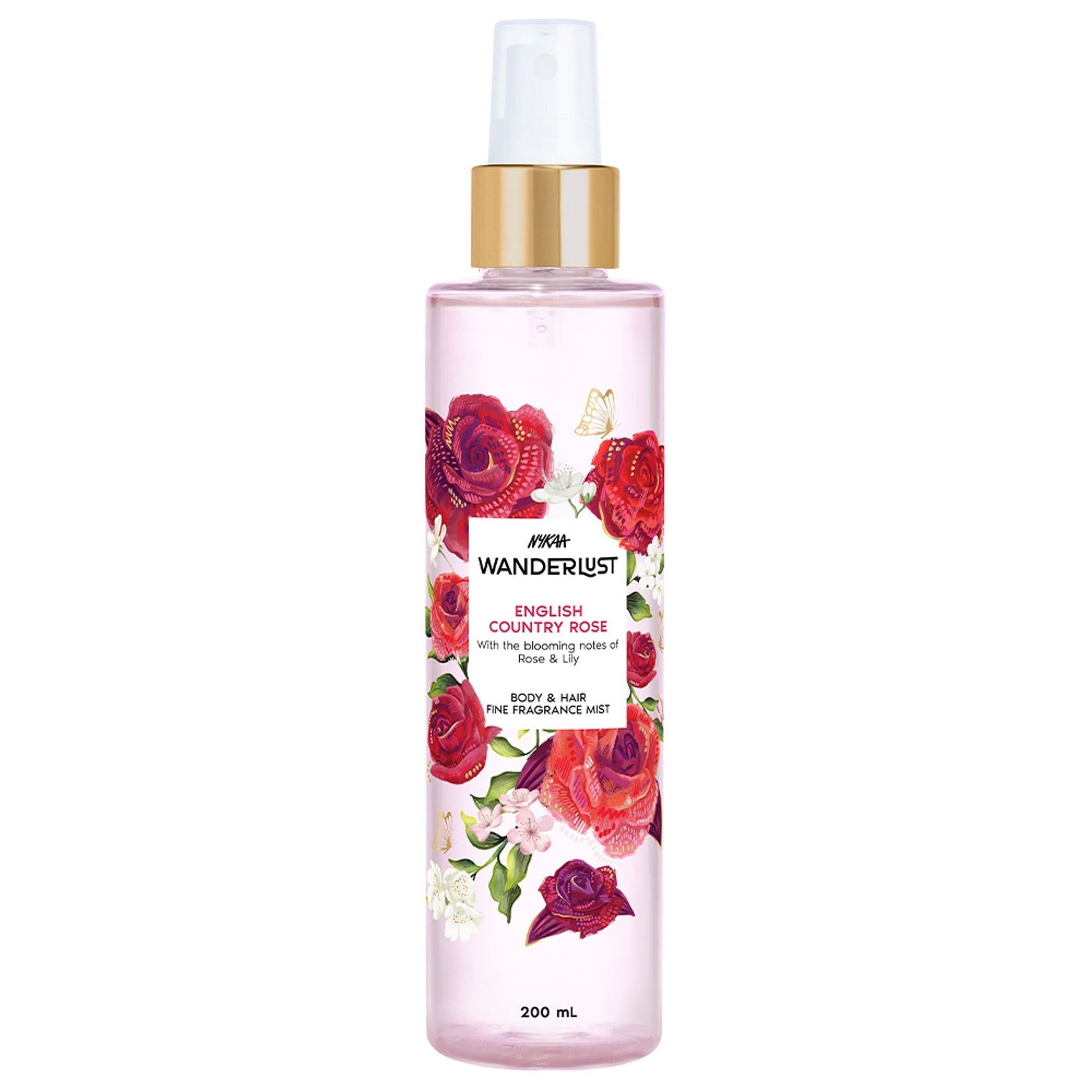 Wanderlust Fragrance Mist For Her - English Country Rose  Grab2Buy Wanderlust Grab2Buy