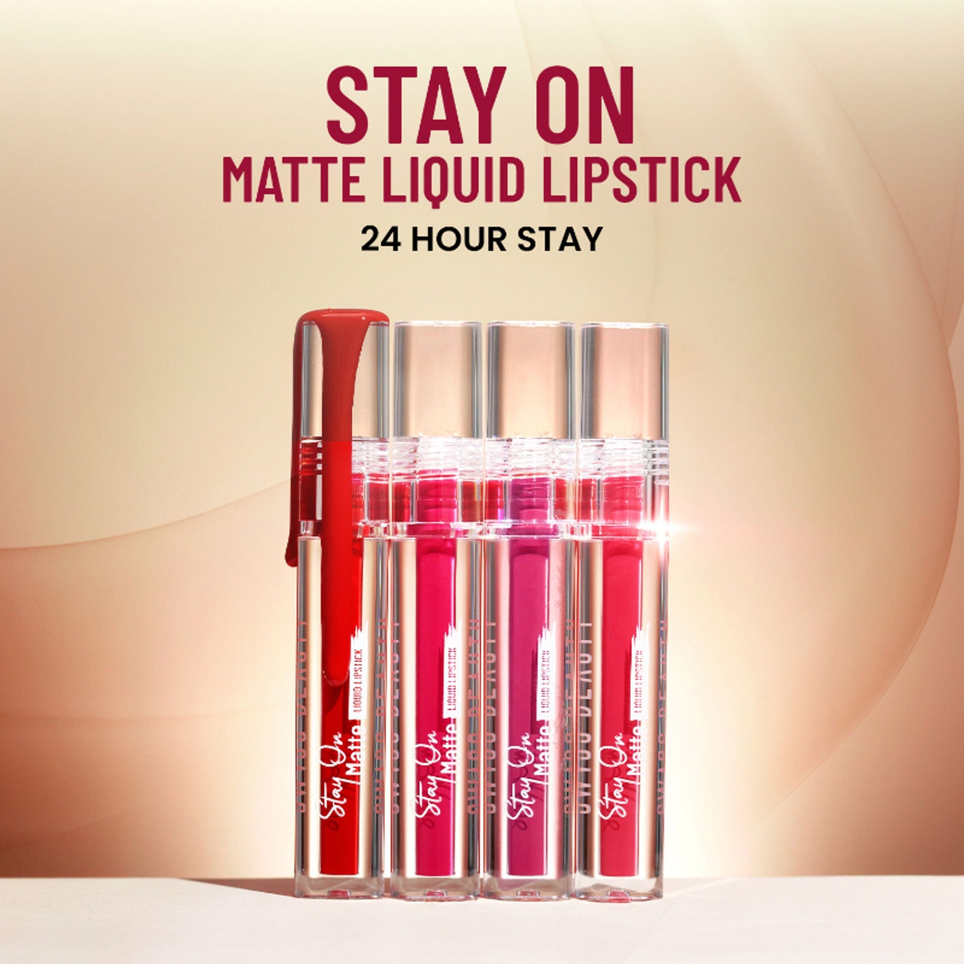 Swiss Beauty Stay On Matte Liquid Lipstick - 14 Smokey Maroon