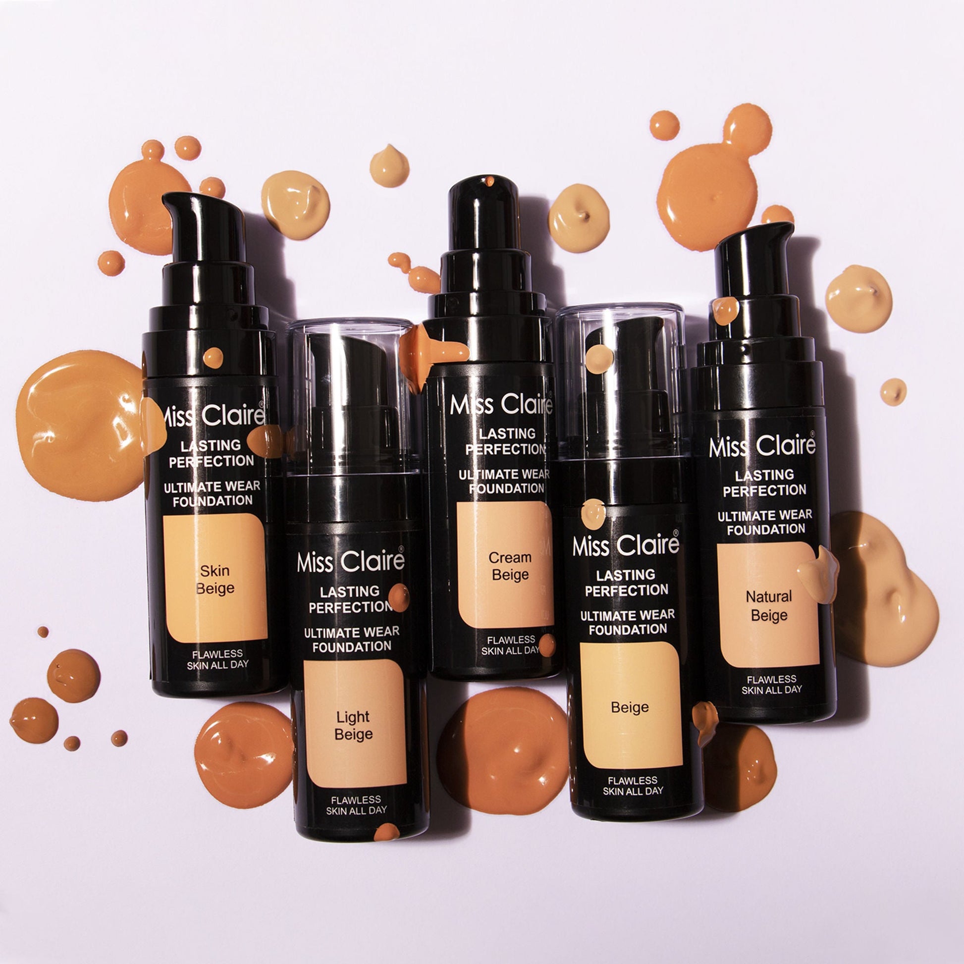 Miss Claire Lasting Perfection Ultimate Wear Foundation - 23 Skin Beige