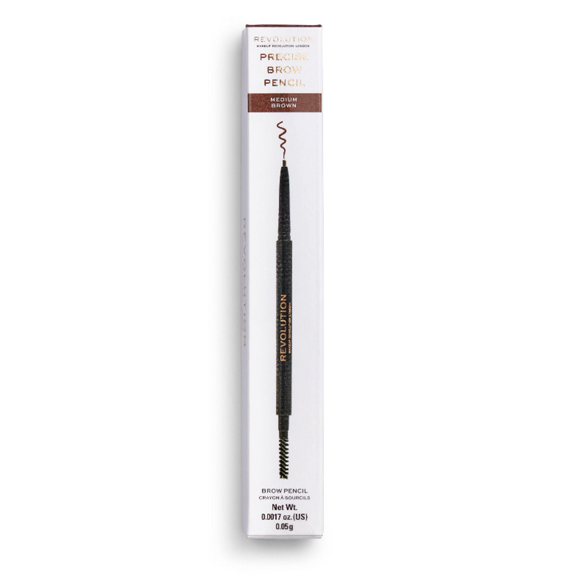 Makeup Revolution Precise Brow Pencil - Medium Brown