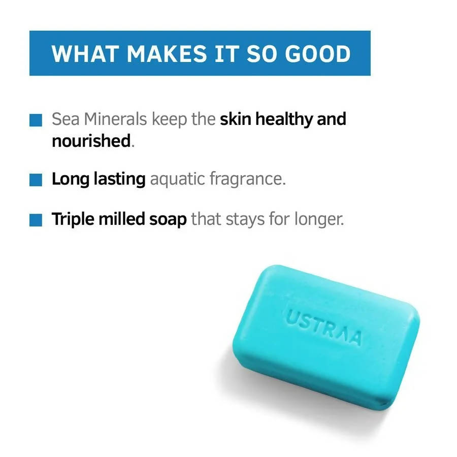 Ustraa Sea Minerals Soap For Men  Grab2Buy Ustraa Grab2Buy