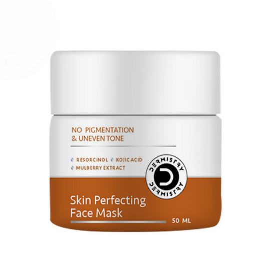 Dermistry Skin Perfecting Face Mask Kojic Acid Resorcinol for Pigmentation Dark Spots Uneven Tone 