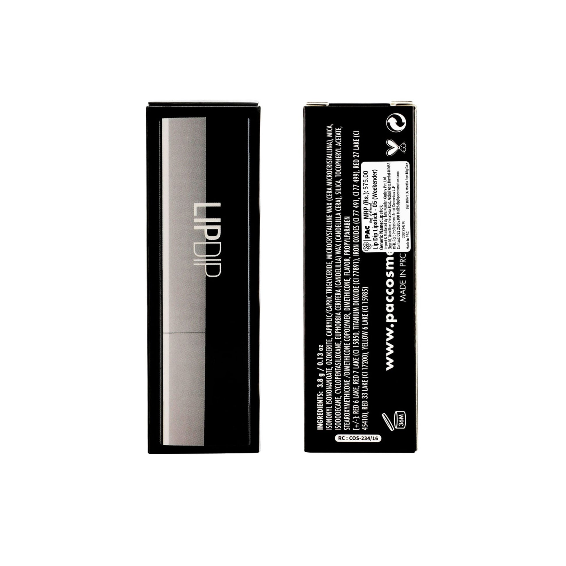 PAC Studio Lip Dip Lipstick - 05 Weekender