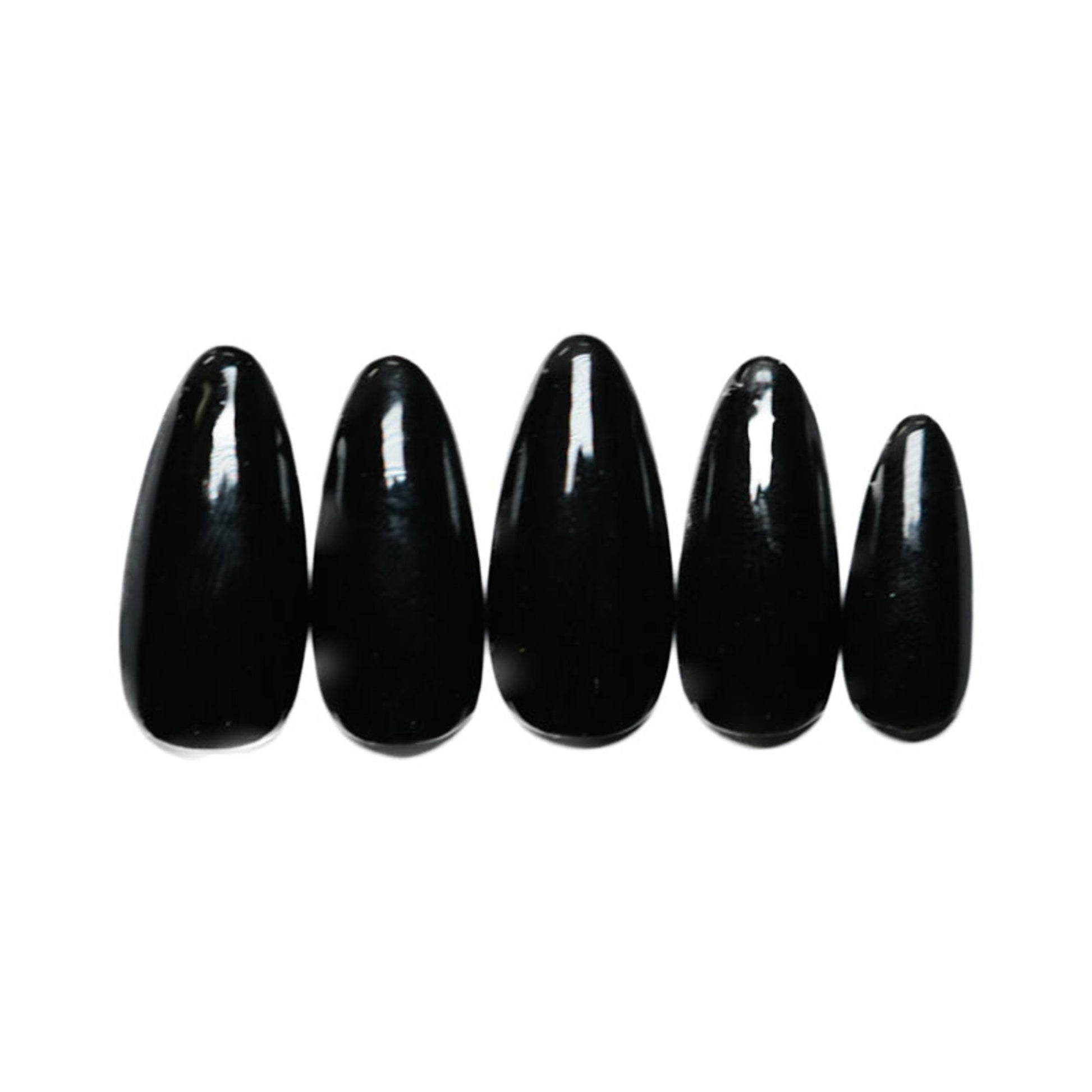 SOEZI Black Beauty Reusable Press On Nails - Application Kit
