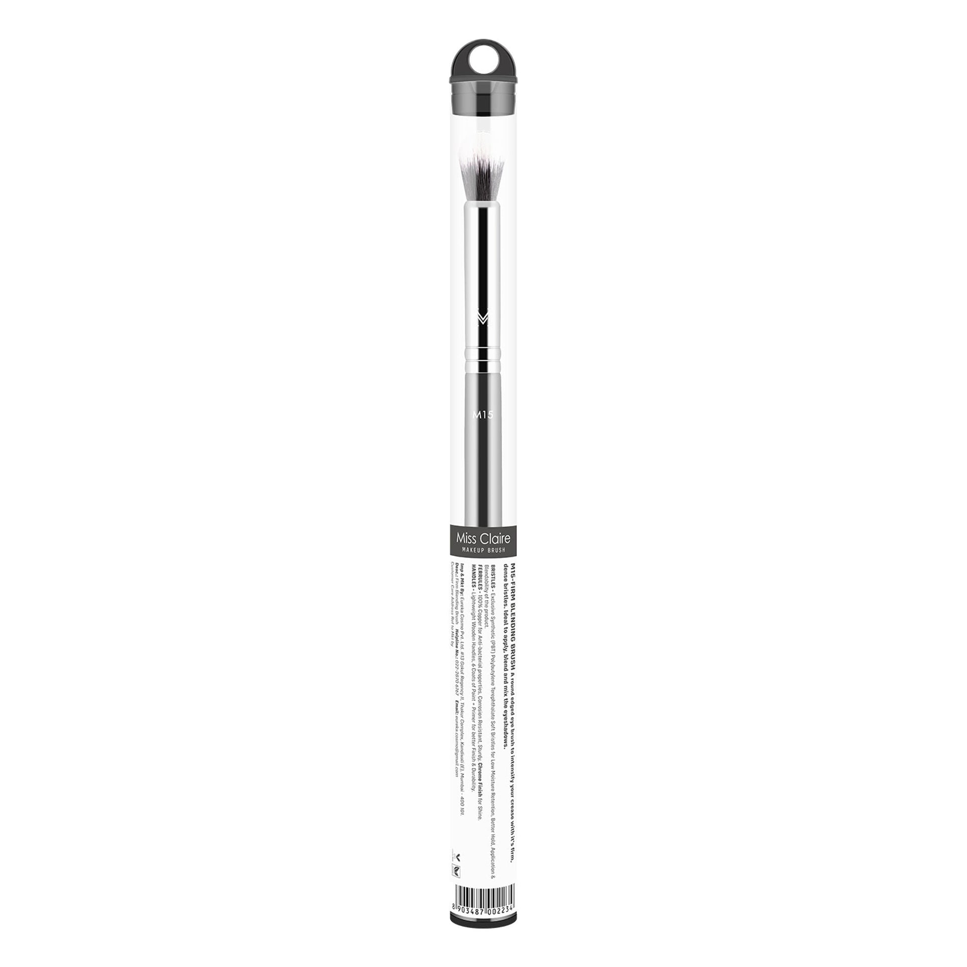Miss Claire M15 - Firm Blending Brush - Chrome
