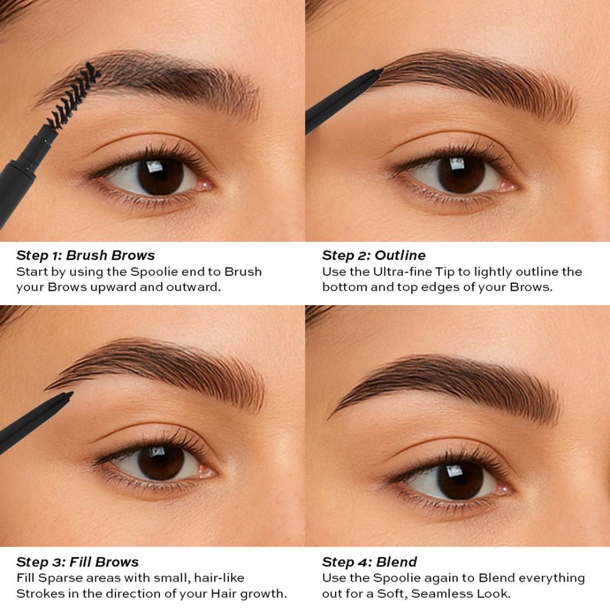 Makeup Revolution Precise Brow Pencil - Dark Brown
