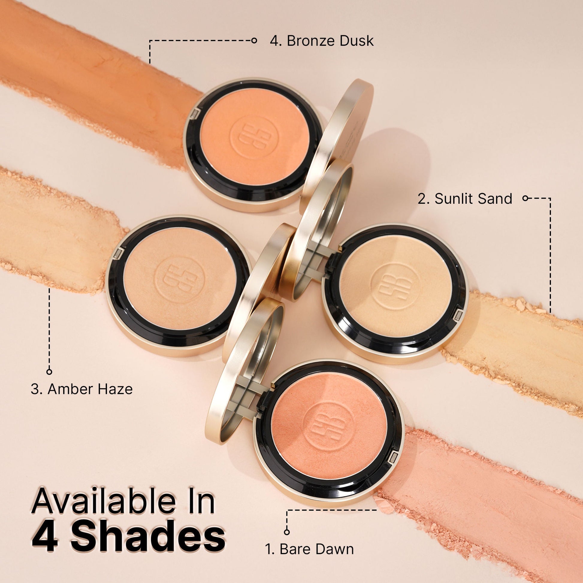 Swiss Beauty Born To Last 3-In-1 Skin Perfection Compact With Vitamin E - 1. Bare Dawn