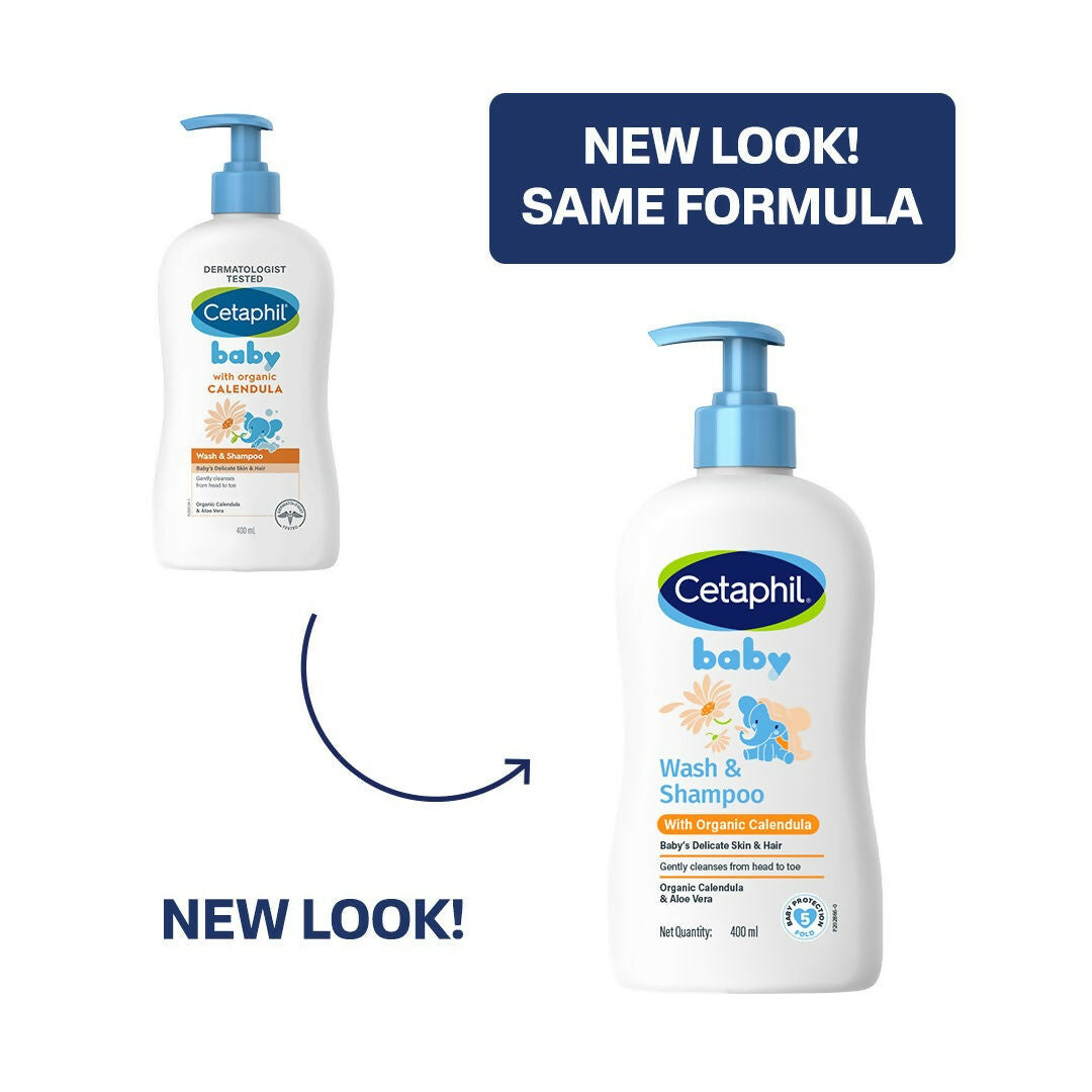 Cetaphil Baby Wash & Shampoo with Organic Calendula 