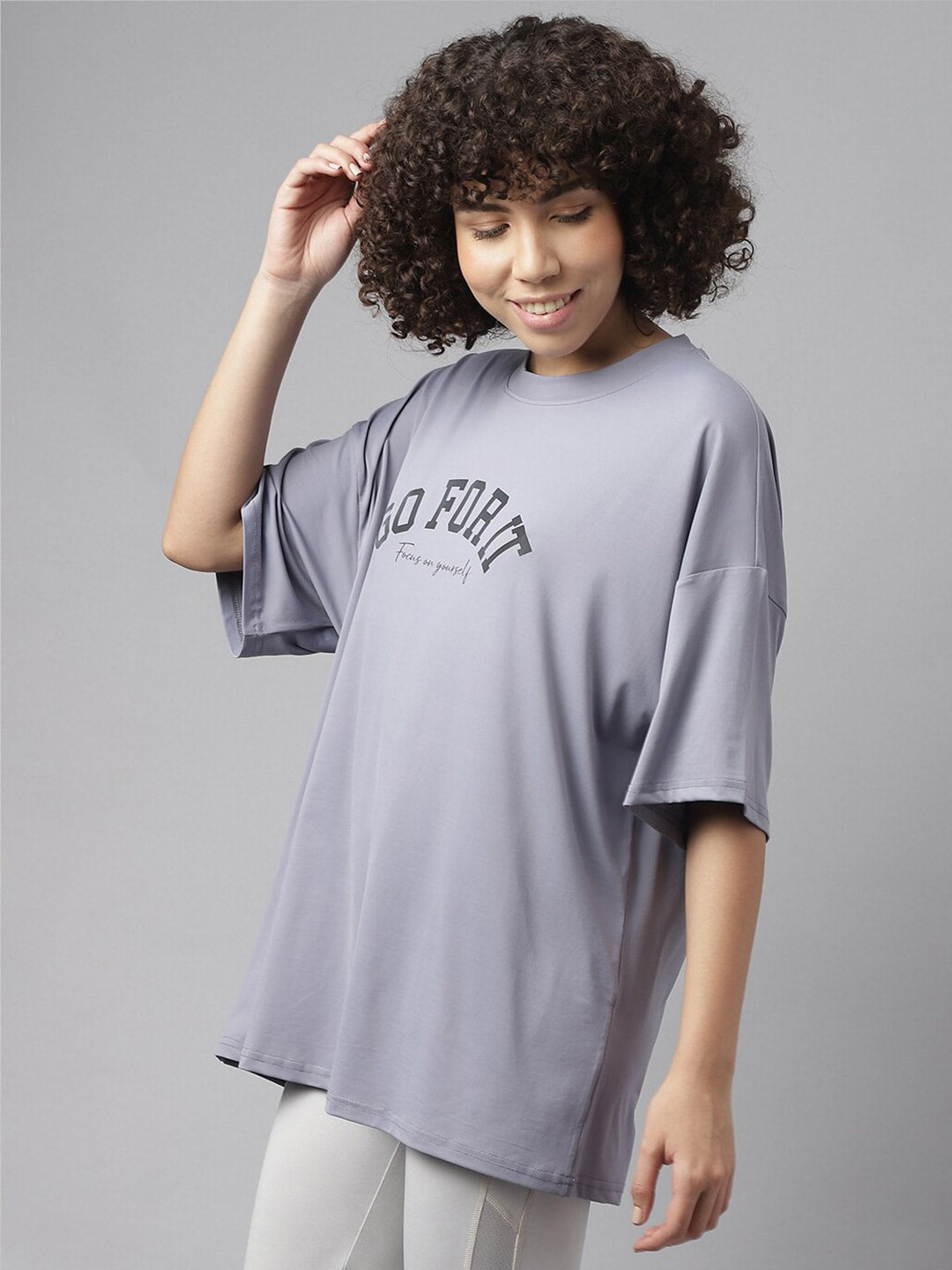 MKH Typography Printed Dri-FIT Sports T-shirt 