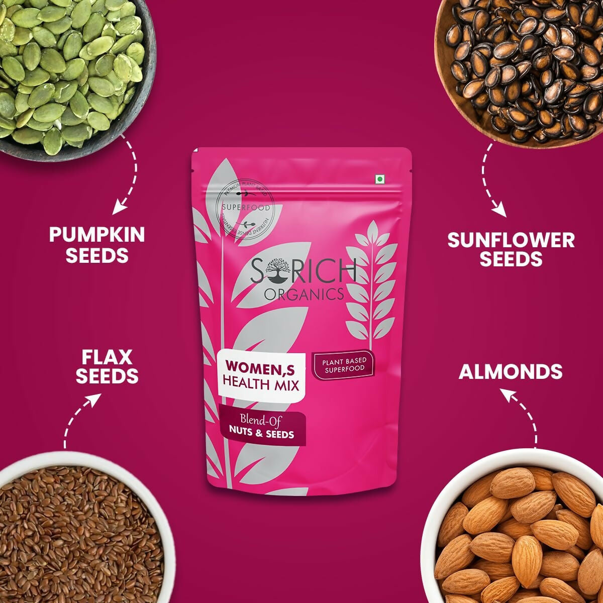 Sorich Organics Women's Health Mix Nuts & Seeds 