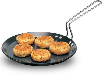 Hawkins Futura Hard Anodised Flat Tava 26 cm Diameter (AFT26) | Grab2Buy