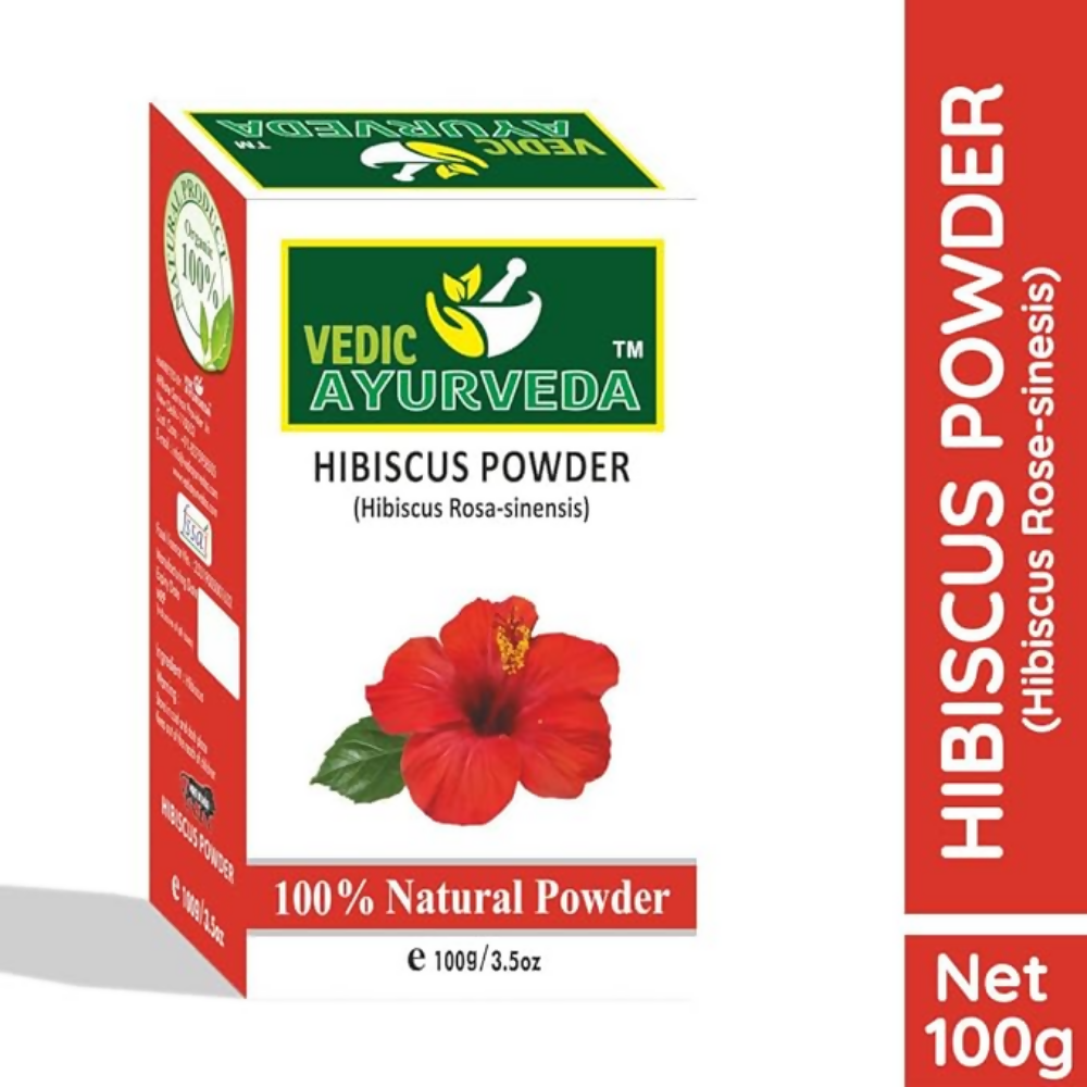 VedicAyurveda Bio-Organic Industry Hibiscus Powder  Grab2Buy VedicAyurveda Grab2Buy