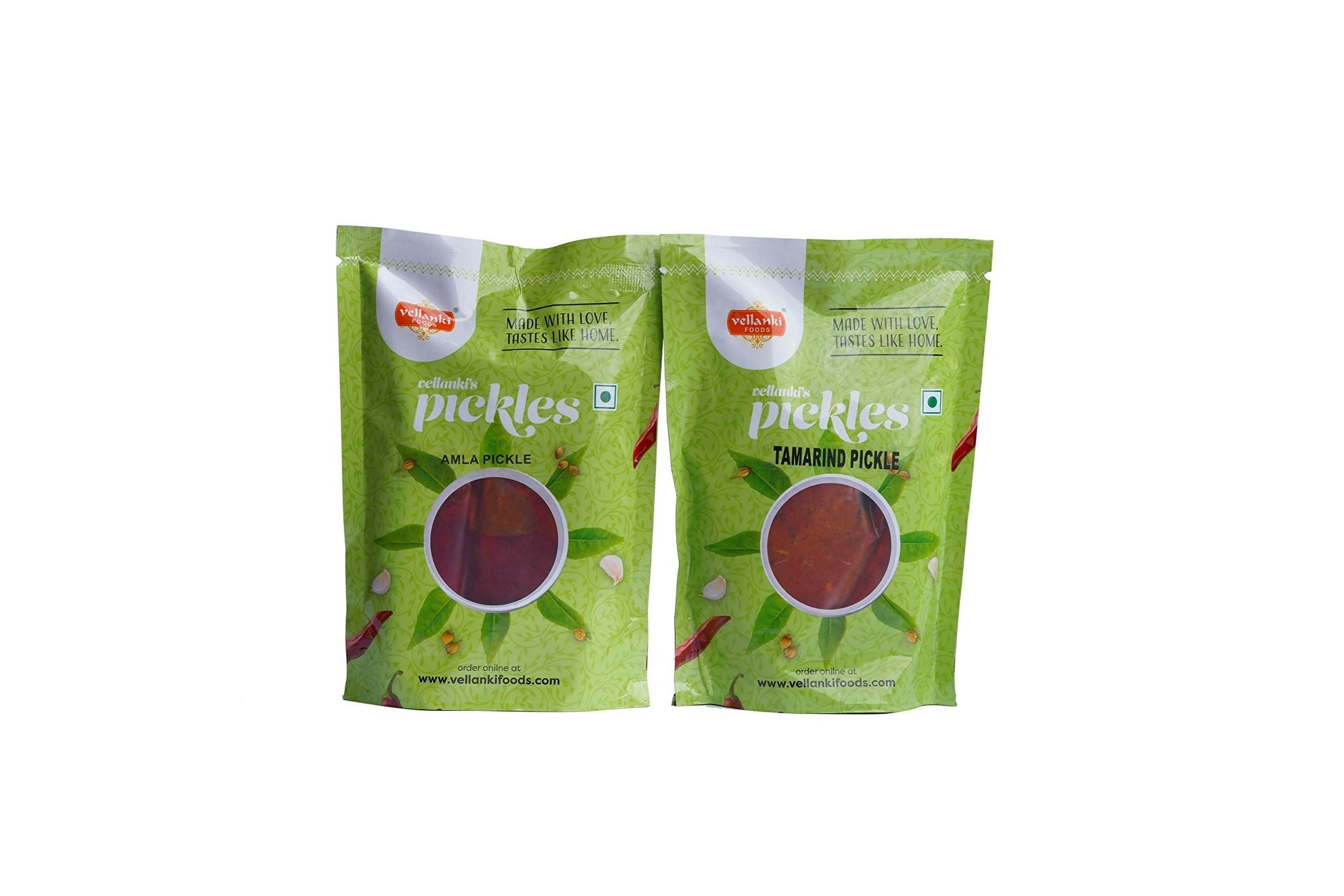 Vellanki Foods Tamarind & Amla Pickle Combo Pack | Andhra Achaar Duo 250g Each 