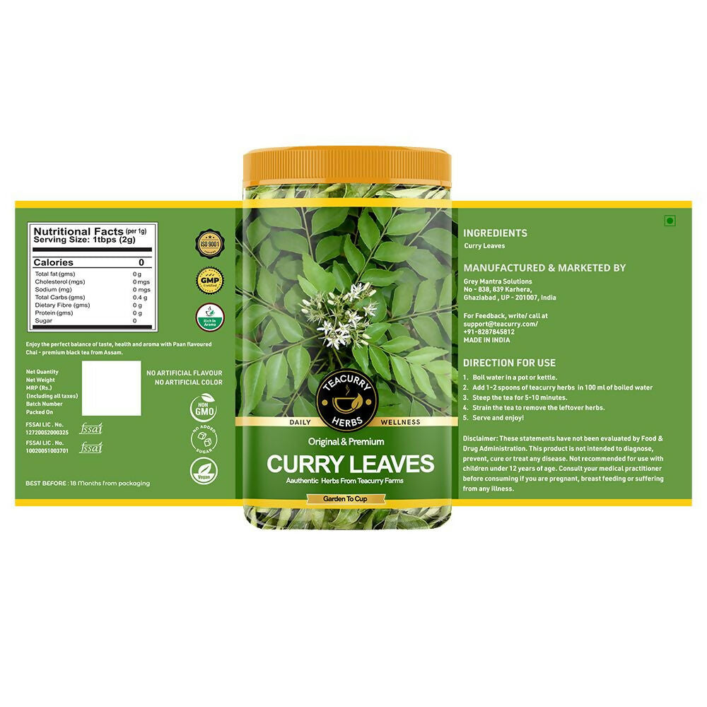 Teacurry Organic Curry Leaves - Grab2buy