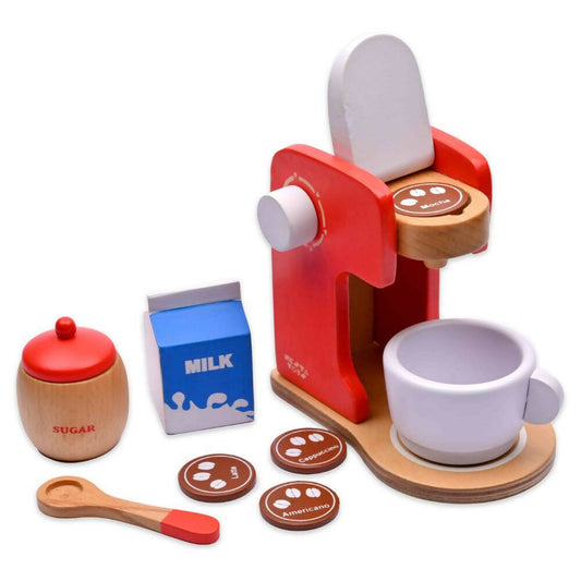Nesta Toys Wooden Coffee Maker Toy - Multicolor - Grab2buy