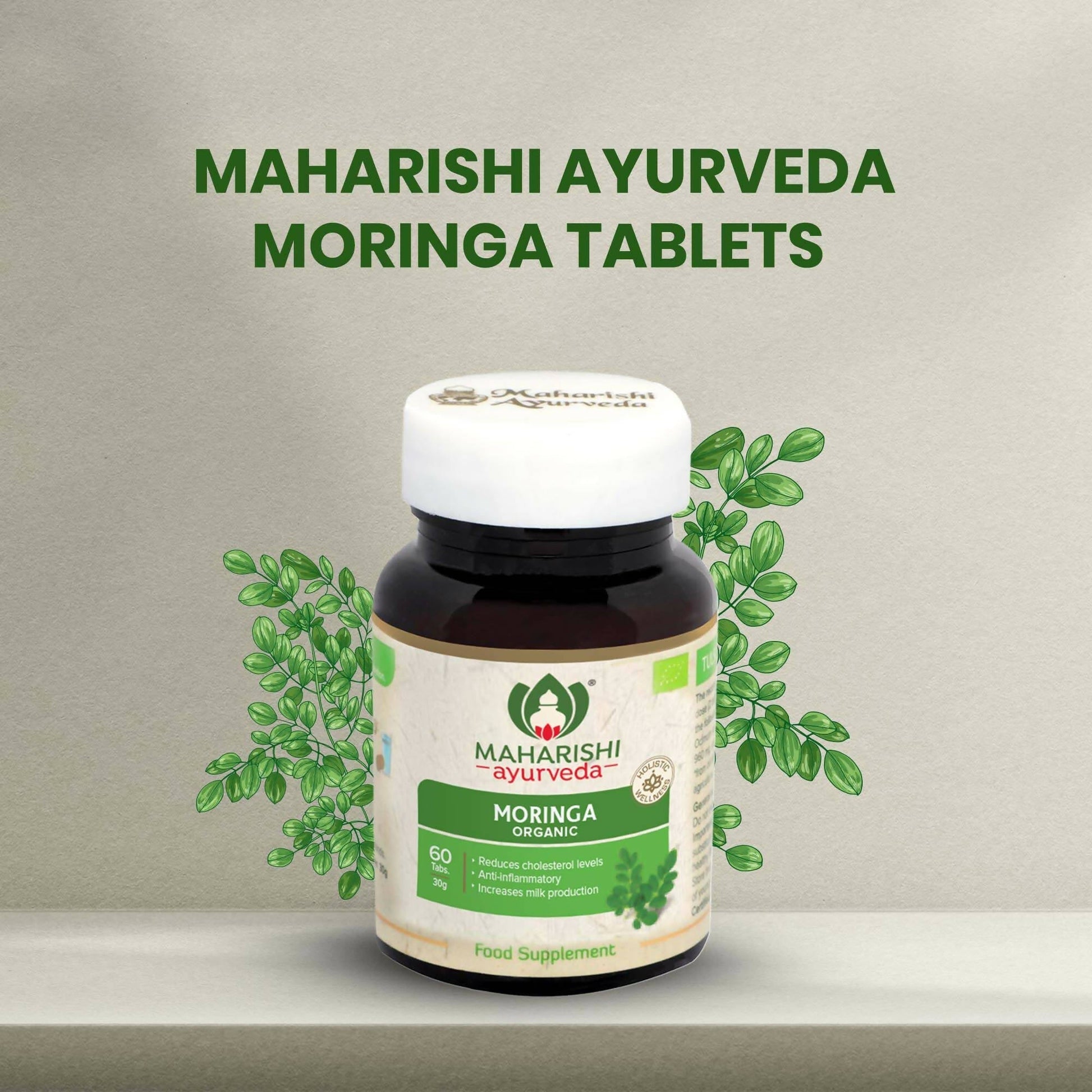 Maharishi Ayurveda Moringa Organic Tablets 
