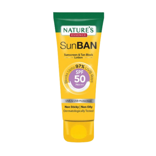 Nature's Essence Sunban Sunscreen & Tan Block Lotion SPF 50 