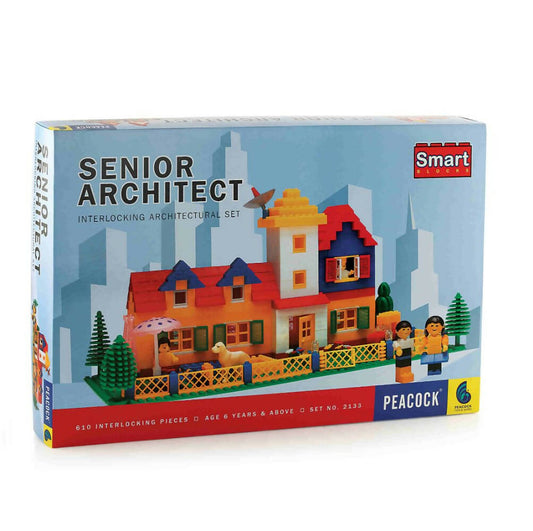 Peacock Senior Architect Set Building Block Set For Kids - Grab2buy