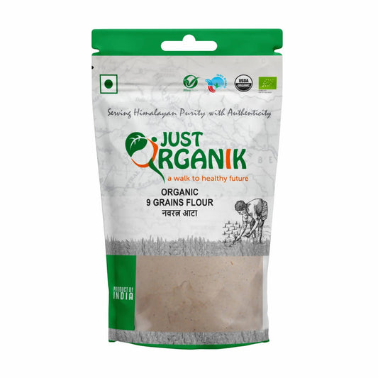 Just Organik 9 Grains Flour (Navratna Aata) - Grab2buy