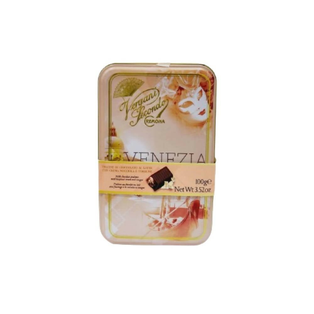 Ajfan Milk Chocolate Hazelnut Pralines in Venezia Gift Tin 