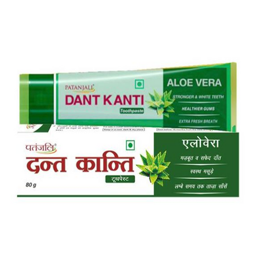 Patanjali Dant Kanti Aloevera Gel Tooth Paste (80 GM) 