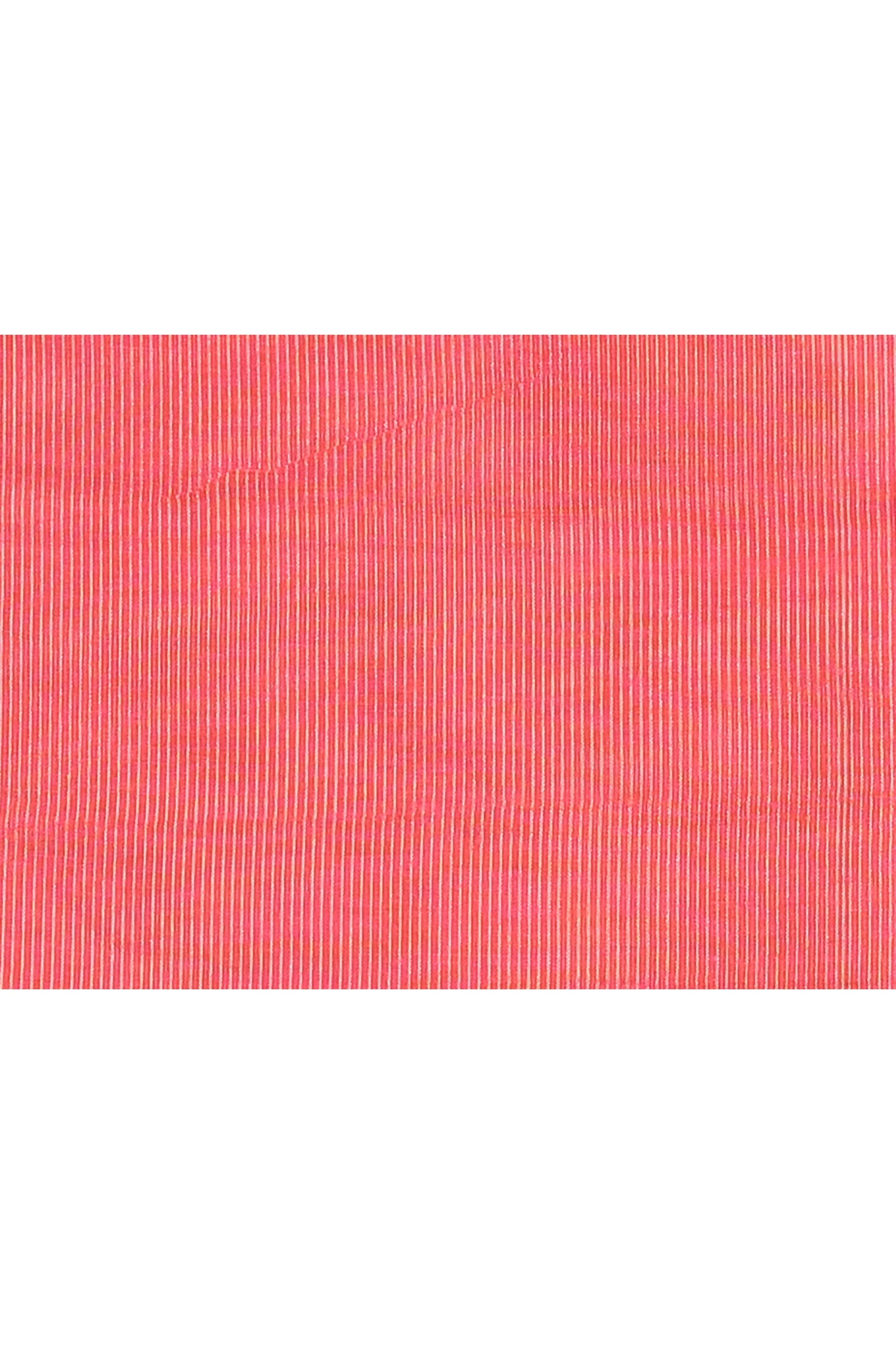 Piyari Fashion Women's Pink Embellished Cotton Blend Zari Check Handloom Saree