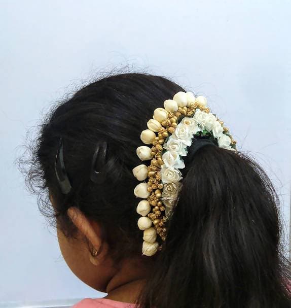White Gold Mogra Gajra  Grab2Buy Mokshi Collections Grab2Buy
