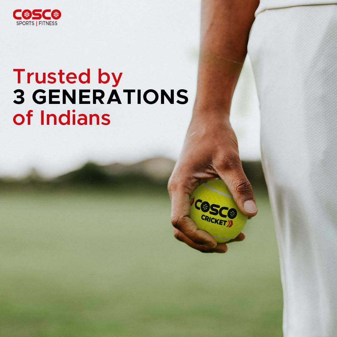 Cosco Light Cricket Tennis Balls (Pack of 3) 