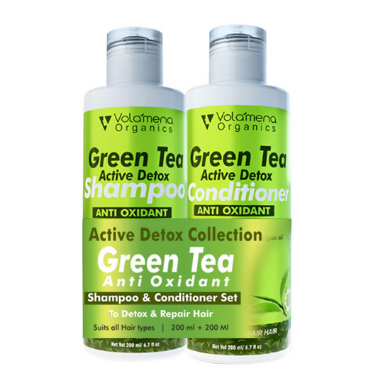 Volamena Green Tea & Bhringraj Shampoo & Conditioner  Grab2Buy Volamena Grab2Buy