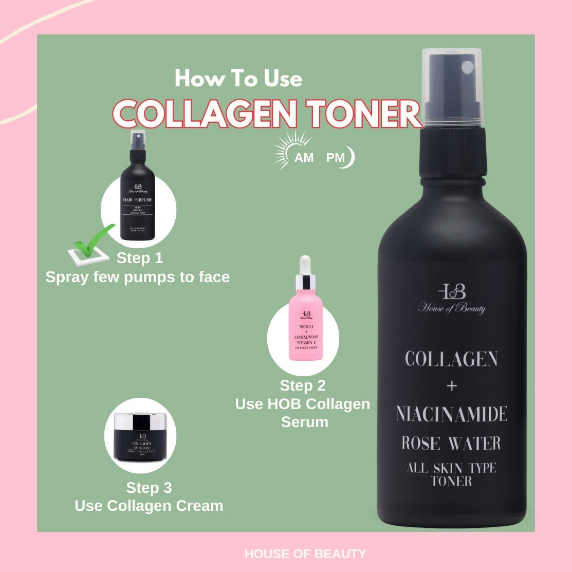 House of Beauty Mature Skin Collagen Toner 