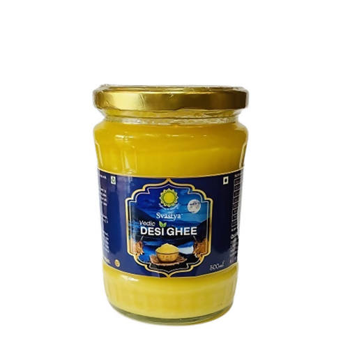 Svastya Vedic Desi Ghee | A2 Desi Gir Cow Ghee | Pure Desi Ghee | Vedic Bilona Method | Natural Quality Ghee 