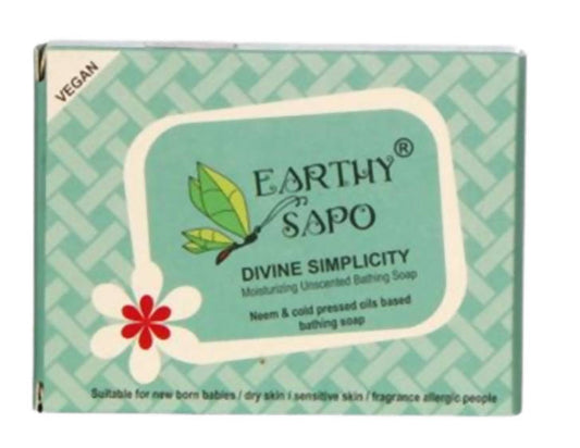 Earthy Sapo Divine Simplicity Moisturizing Unscented Bathing Soap - Grab2buy