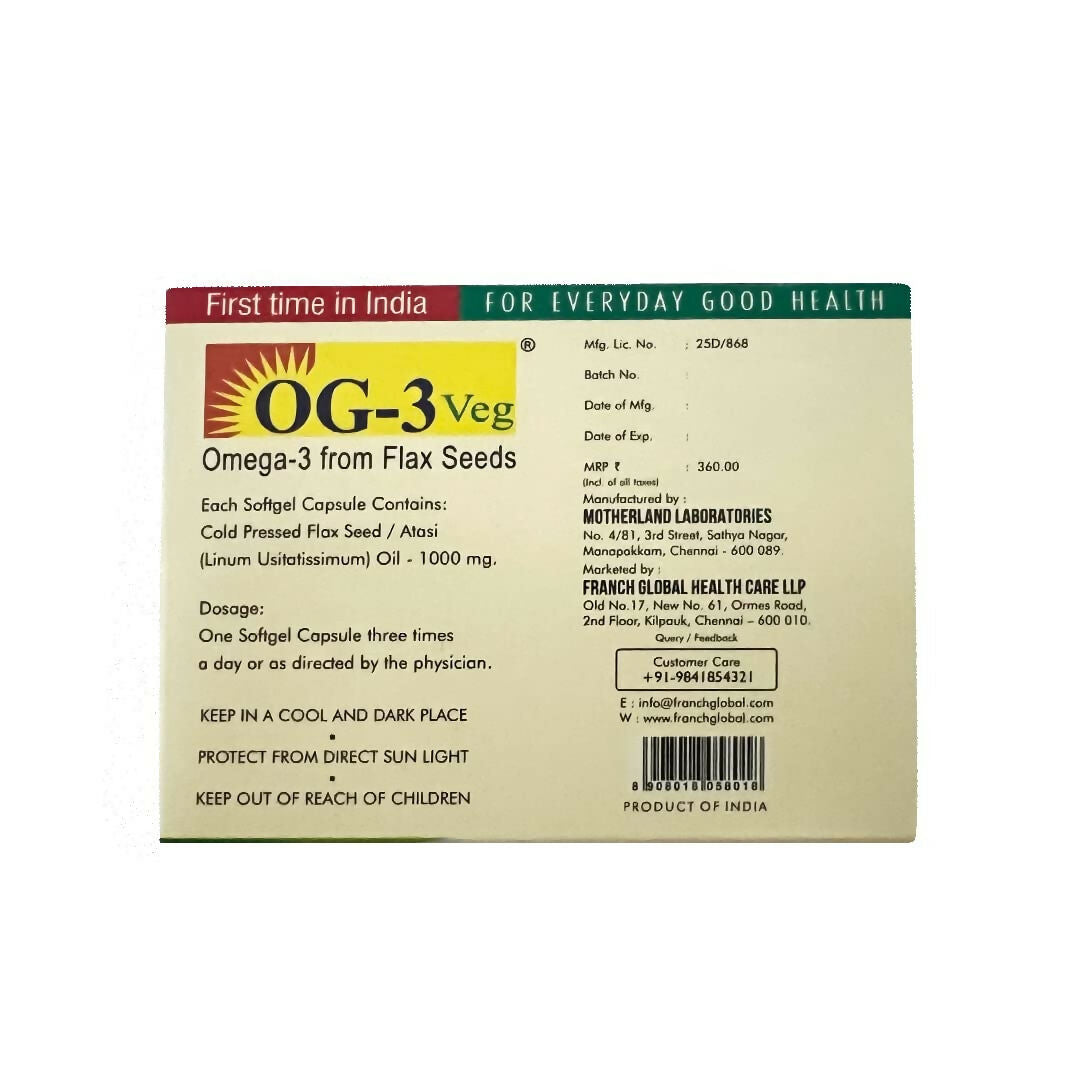 Franch OG-3 Veg Capsules 
