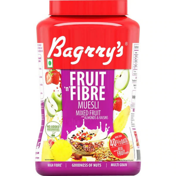 Bagrry's Fruit 'n Fibre Muesli with Mixed Fruit 