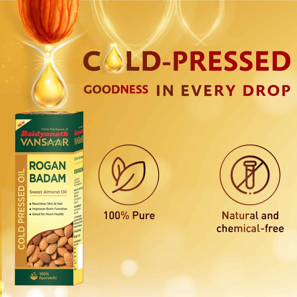 Baidyanath Vansaar Rogan Badam Oil  Grab2Buy Baidyanath VANSAAR Grab2Buy