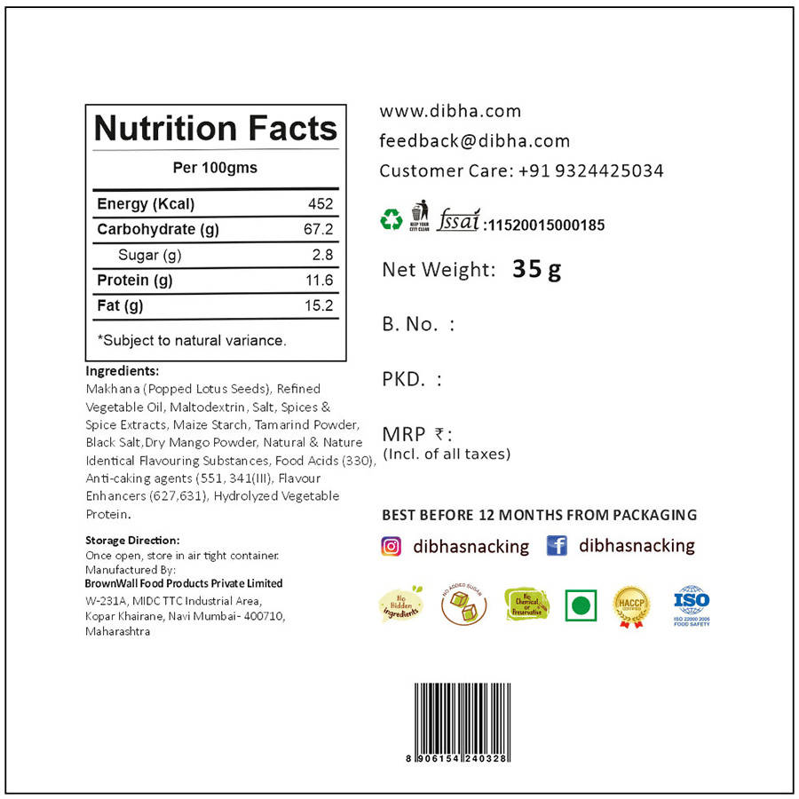 Dibha Tangy Chaska Makhana