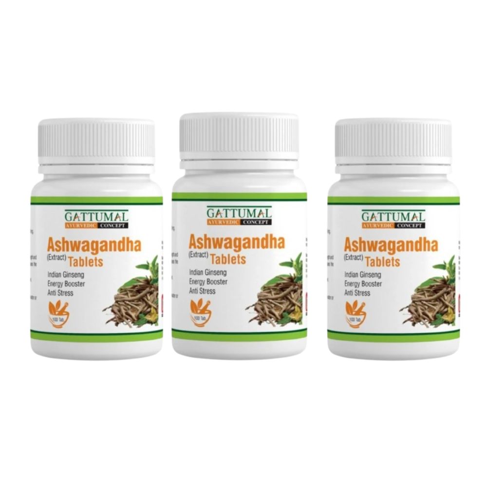 Gattumal Ayurveda Ashwagandha Tablets 