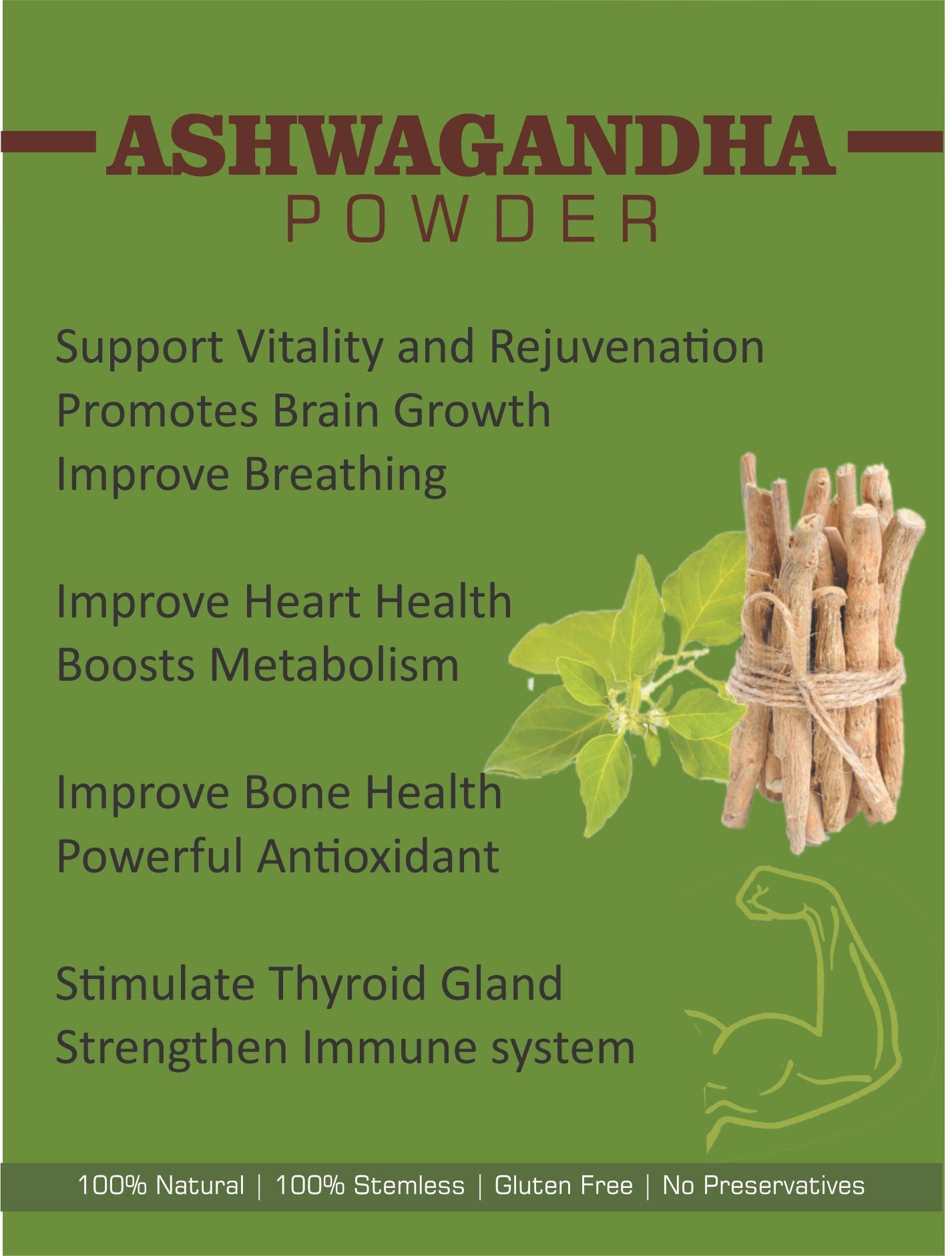 Spag Herbals Ashwagandha Powder 